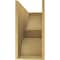 Ekena Millwork 11"W x 33"D x 22"H Classic Ridgewood Rough Cedar Woodgrain TimberThane Corbel, Primed Tan CORUR11X33X22RIDRCPR - alternate 2